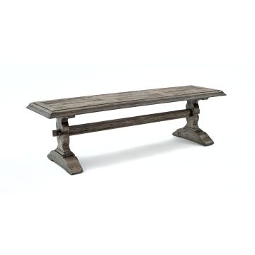 Tuscan Bench in Vintage Gray Finish