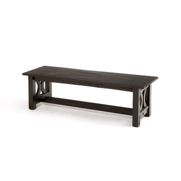 Painted Reclaimed Wood Bench in Sunrise Design