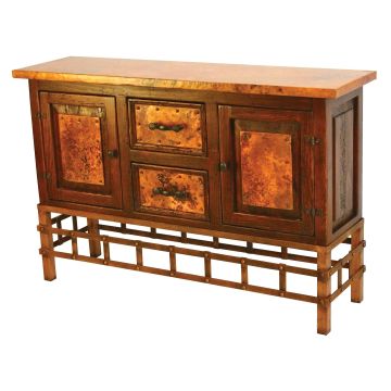 Hand Hammered Copper Console