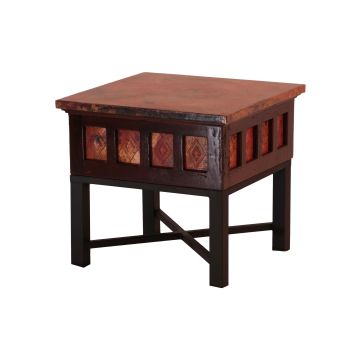 Leon Copper End Table