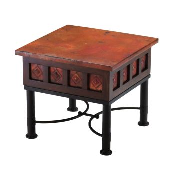 Savilla Copper End Table
