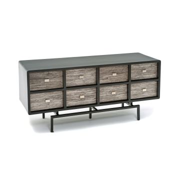 Soft Modern Sideboard - Grayed Reclaimed Wood