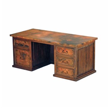 Hand Hammered Copper Desk