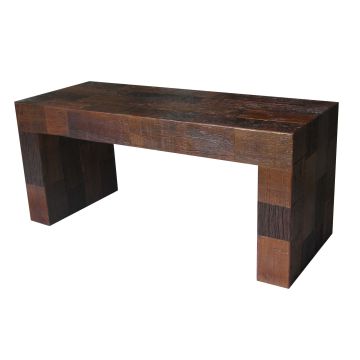Rustic Modern Reclaimed Wood Bench