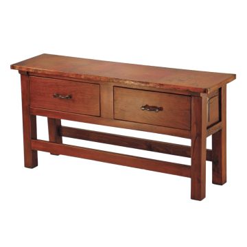 Copper Console Table Farm Style