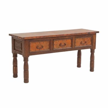 Copper Farm Console Table