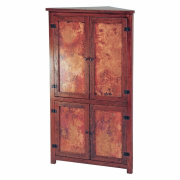 Copper Corner Cabinet