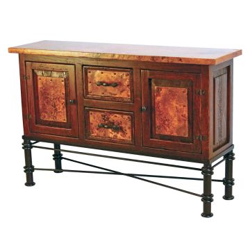 Copper Console with Santa Rosa Base