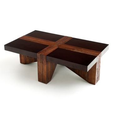 Rustic Chic Coffee Table - Ebony