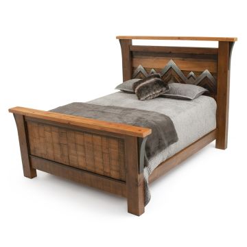 Mountain Horizon Barnwood Bed