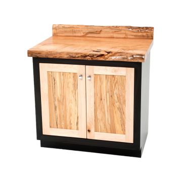 Mountain Modern Renaissance Bathroom Vanity - 36" Sink Center - Solid Wood Vanity Top - Free Standing
