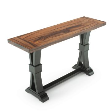 Modern Tuscan Ebony Mahogany & Golden Walnut