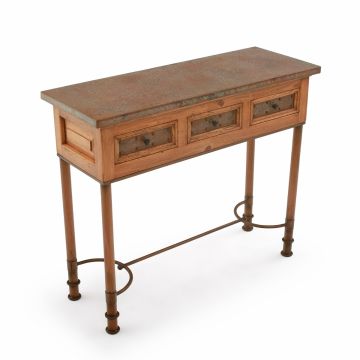 Sevilla Copper Drawer Console Table
