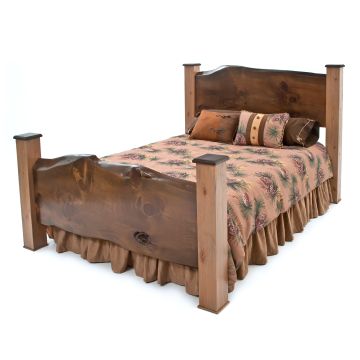 Refined Rustic Natural Slab Bed