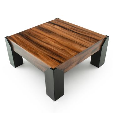 Ebony Mahogany & Golden Walnut Beam Coffee Table