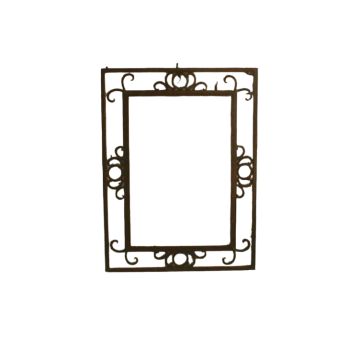 Spring Forge Iron Mirror Frame
