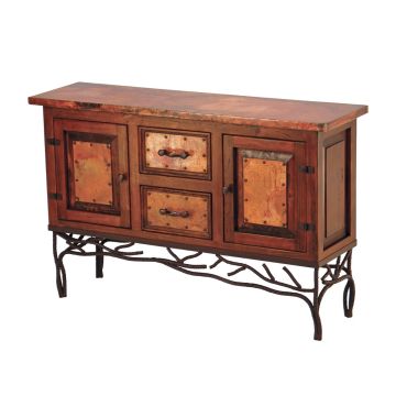 Copper Console with Twig Base