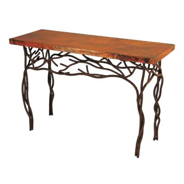 Copper Sofa Table Twig Design