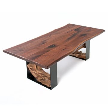 Twisted Trails Natural Wood Teak Root Writing Desk