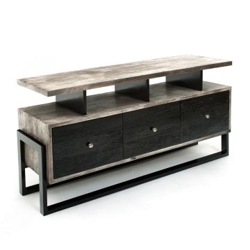 Urban Rustic Salvaged TV Stand - Urban Graphite