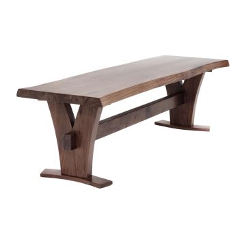 Wood Creek Gateway Dining Bench - Black Walnut