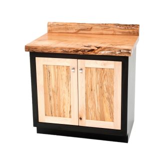 Mountain Modern Renaissance Bathroom Vanity - 36" Sink Center - Solid Wood Vanity Top - Free Standing